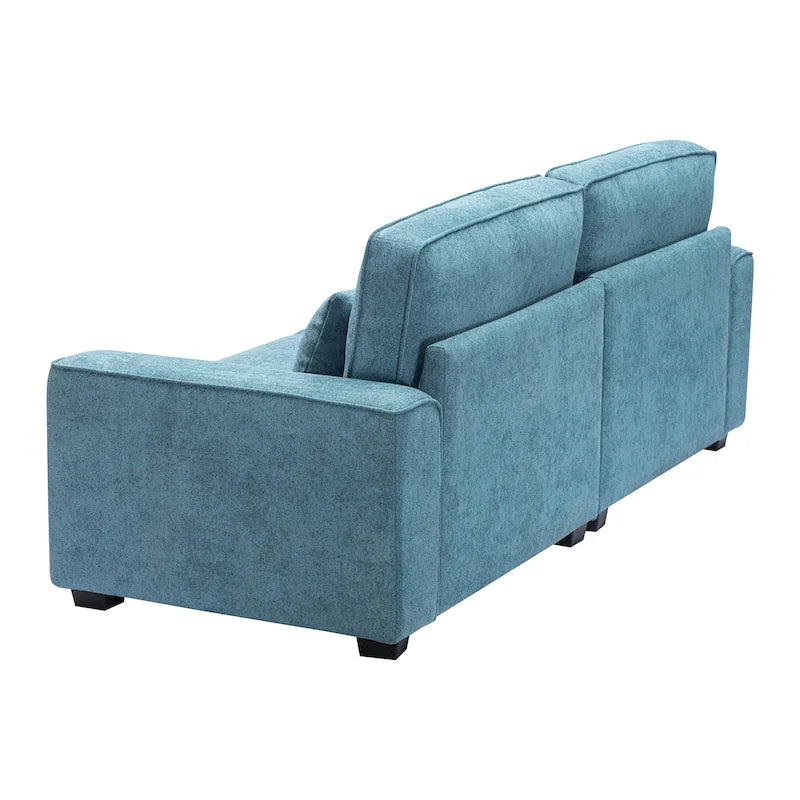 Upholstered 3-Seat Loveseat Sofa, 79.5L x 31W x 30.5H