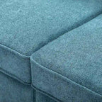 Upholstered 3-Seat Loveseat Sofa, 79.5L x 31W x 30.5H