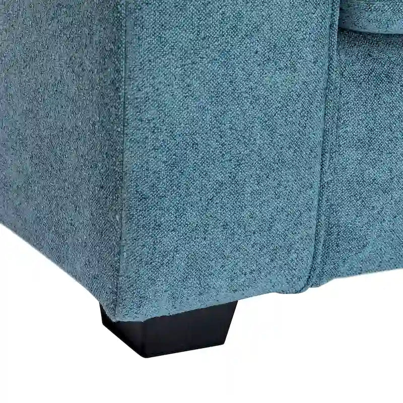 Upholstered 3-Seat Loveseat Sofa, 79.5L x 31W x 30.5H