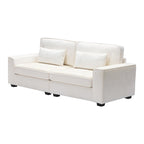 Upholstered 3-Seat Loveseat Sofa, 79.5L x 31W x 30.5H
