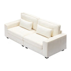 Upholstered 3-Seat Loveseat Sofa, 79.5L x 31W x 30.5H