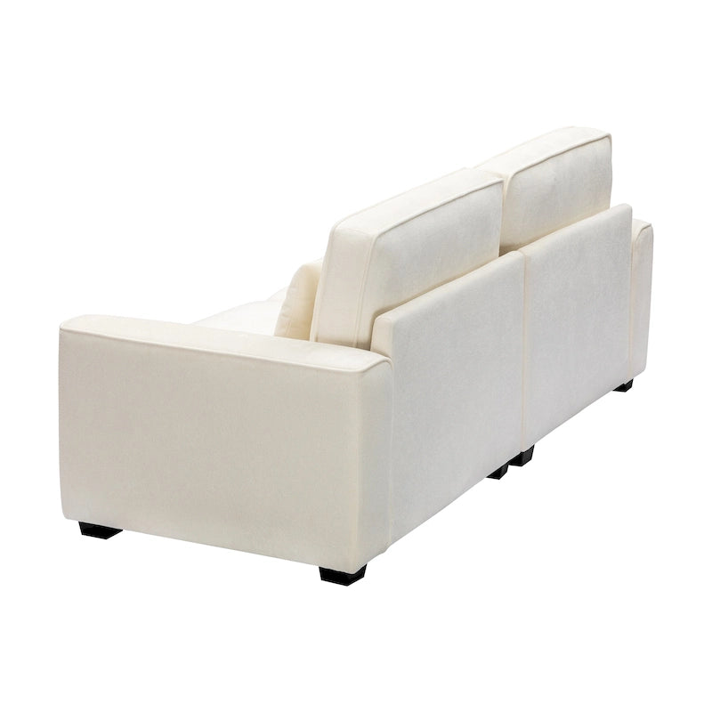 Upholstered 3-Seat Loveseat Sofa, 79.5L x 31W x 30.5H
