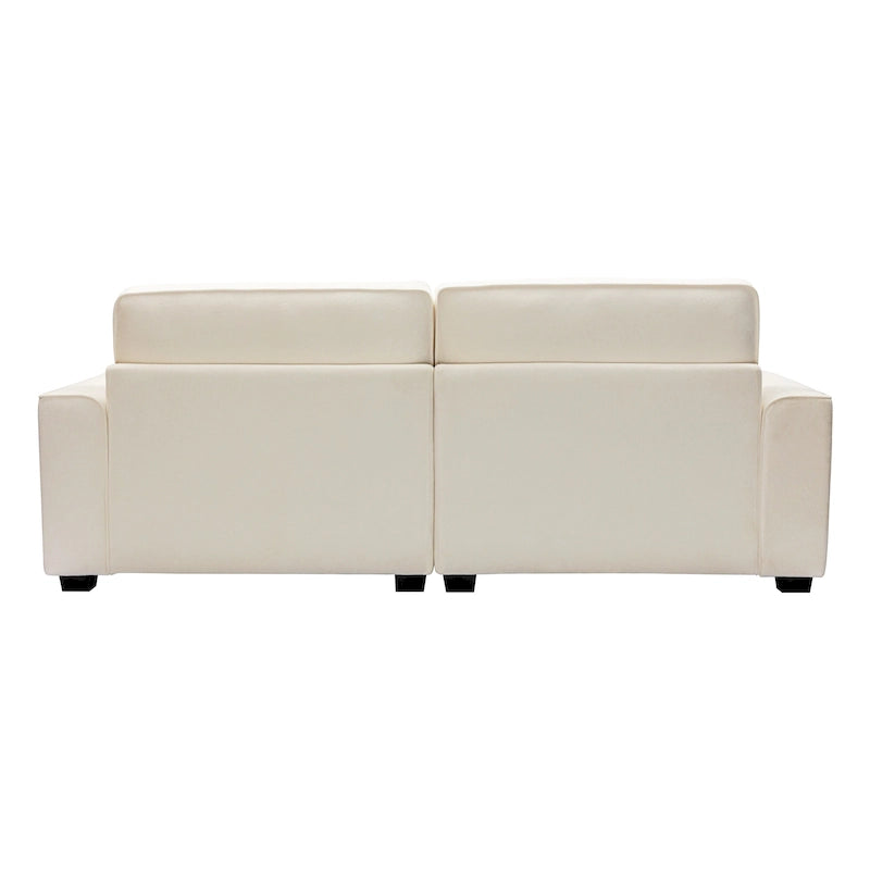 Upholstered 3-Seat Loveseat Sofa, 79.5L x 31W x 30.5H