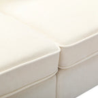 Upholstered 3-Seat Loveseat Sofa, 79.5L x 31W x 30.5H