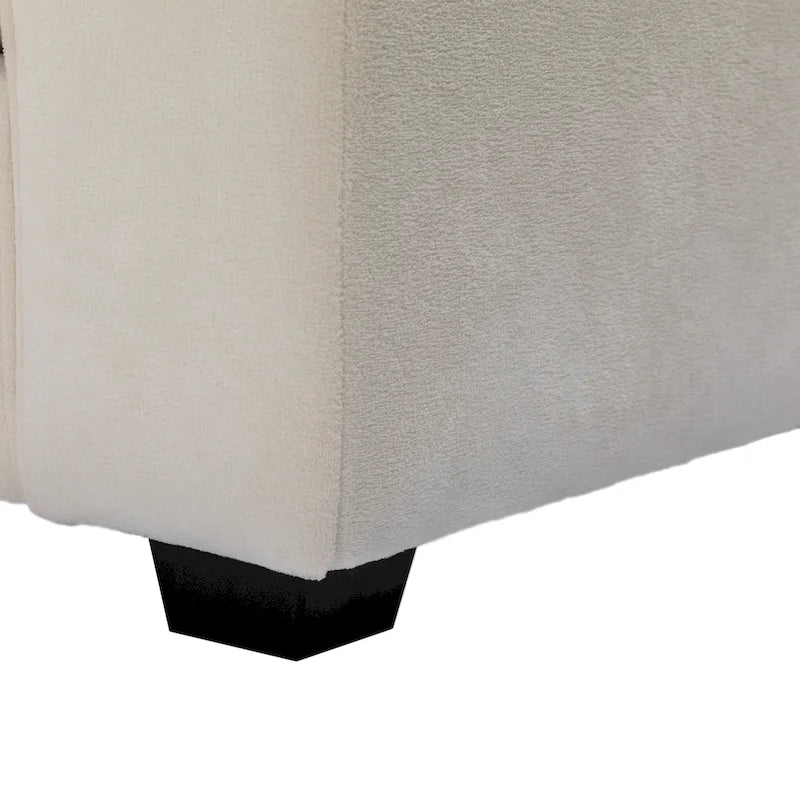Upholstered 3-Seat Loveseat Sofa, 79.5L x 31W x 30.5H