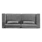 Upholstered 3-Seat Loveseat Sofa, 79.5L x 31W x 30.5H