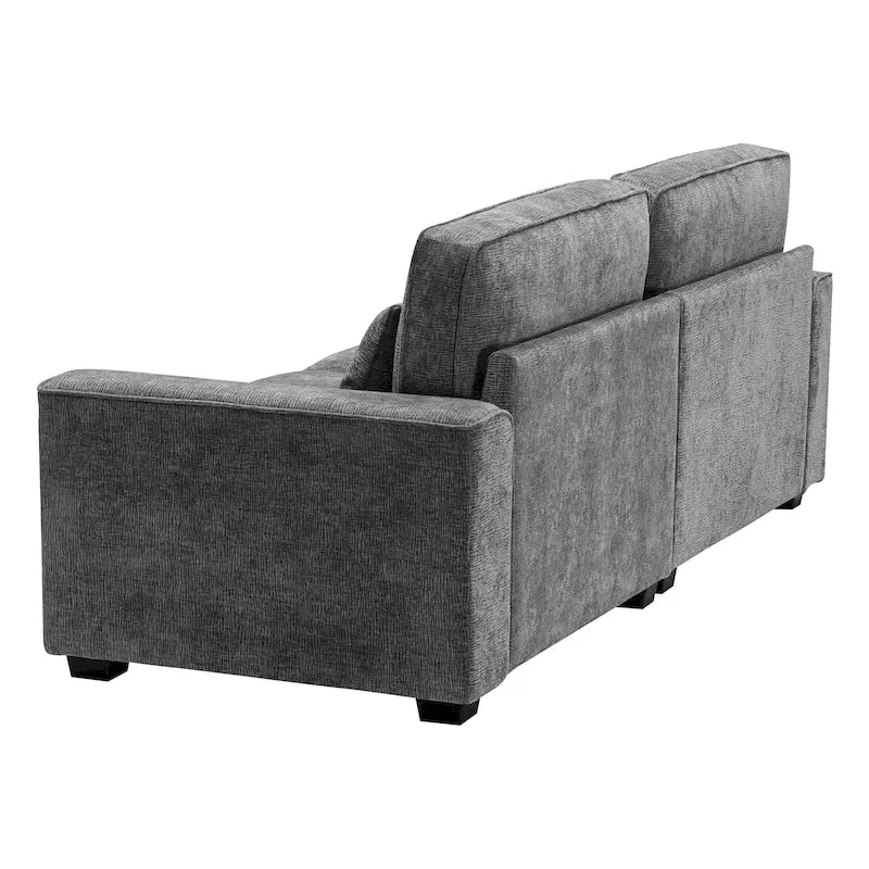 Upholstered 3-Seat Loveseat Sofa, 79.5L x 31W x 30.5H