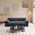 Velvet Convertible Sleeper Sofa - Queen Size - 3-in-1