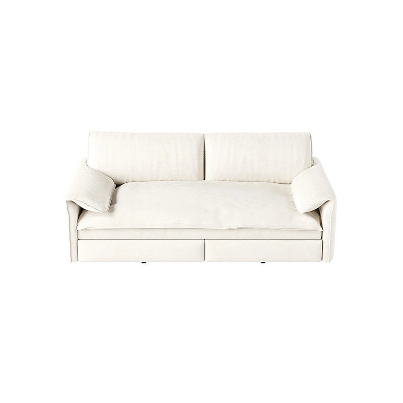 Velvet Convertible Sleeper Sofa - Queen Size - 3-in-1