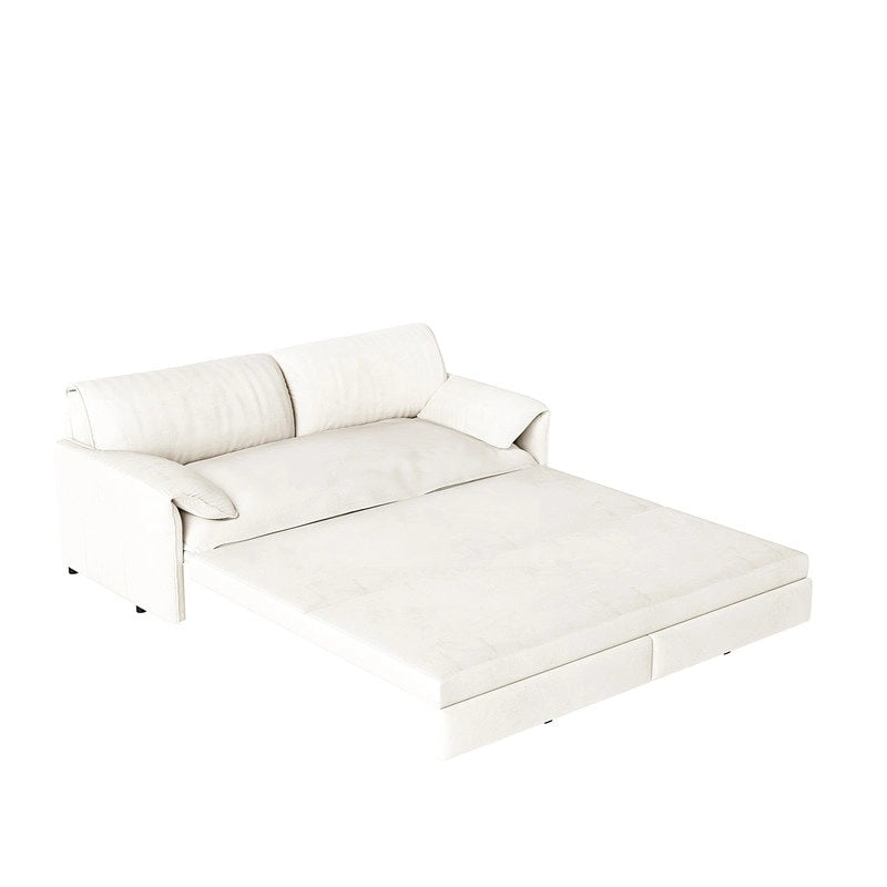 Velvet Convertible Sleeper Sofa - Queen Size - 3-in-1