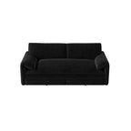 Velvet Convertible Sleeper Sofa - Queen Size - 3-in-1