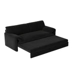 Velvet Convertible Sleeper Sofa - Queen Size - 3-in-1