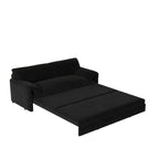 Velvet Convertible Sleeper Sofa - Queen Size - 3-in-1