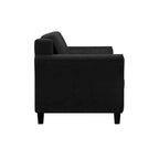 3-Seat Sofa, Microfiber Upholstered with Tufted Back, 78.7 Inch