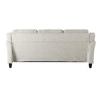 3-Seat Sofa, Microfiber Upholstered with Tufted Back, 78.7 Inch