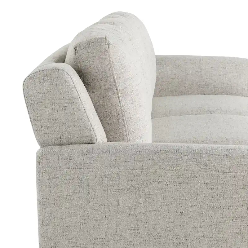 3-Seat Sofa, Microfiber Upholstered with Tufted Back, 78.7 Inch