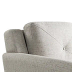 3-Seat Sofa, Microfiber Upholstered with Tufted Back, 78.7 Inch