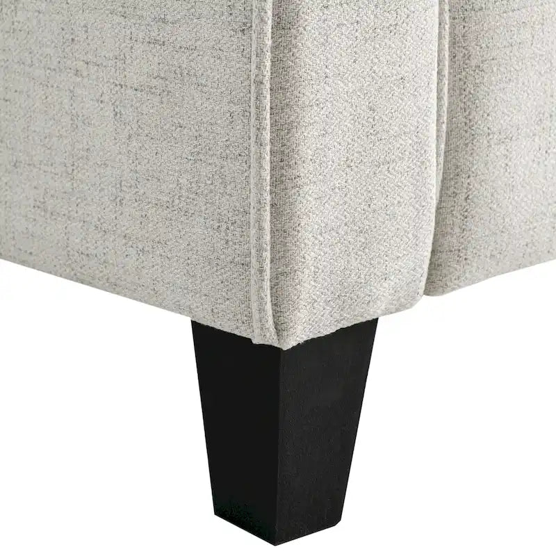 3-Seat Sofa, Microfiber Upholstered with Tufted Back, 78.7 Inch