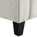 3-Seat Sofa, Microfiber Upholstered with Tufted Back, 78.7 Inch