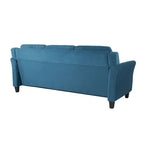 3-Seat Sofa, Microfiber Upholstered with Tufted Back, 78.7 Inch