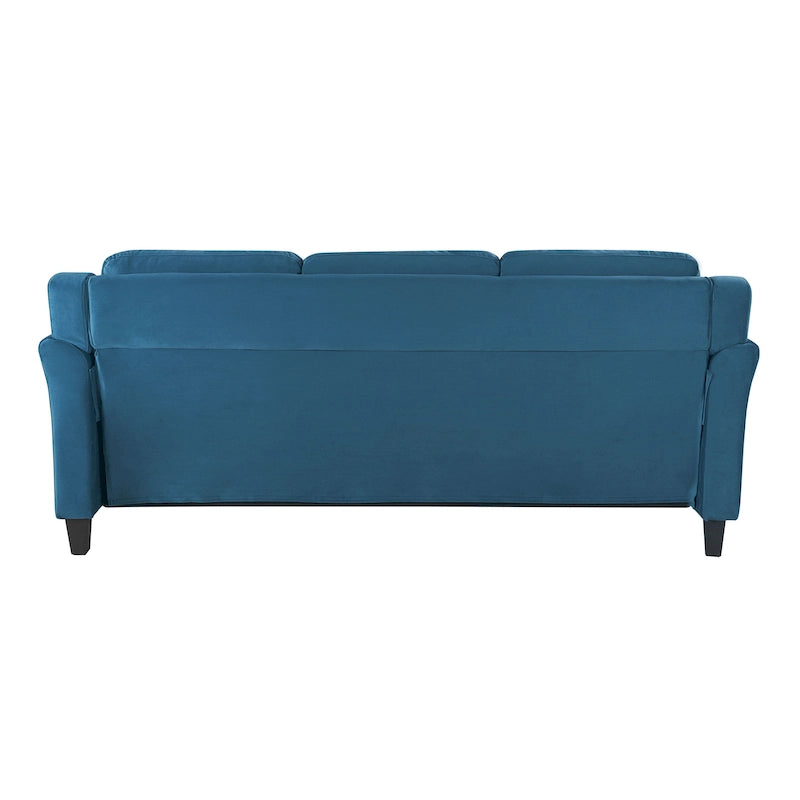 3-Seat Sofa, Microfiber Upholstered with Tufted Back, 78.7 Inch