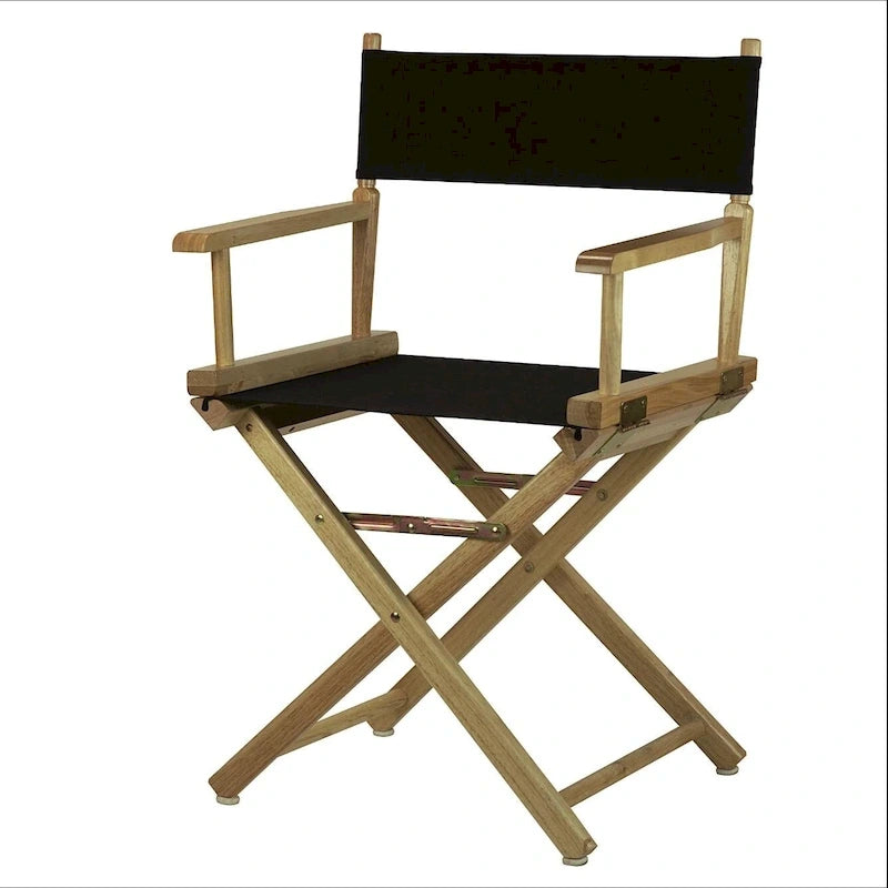 Folding Director's Chair - Canvas Seat - 18" - Multiple Colors