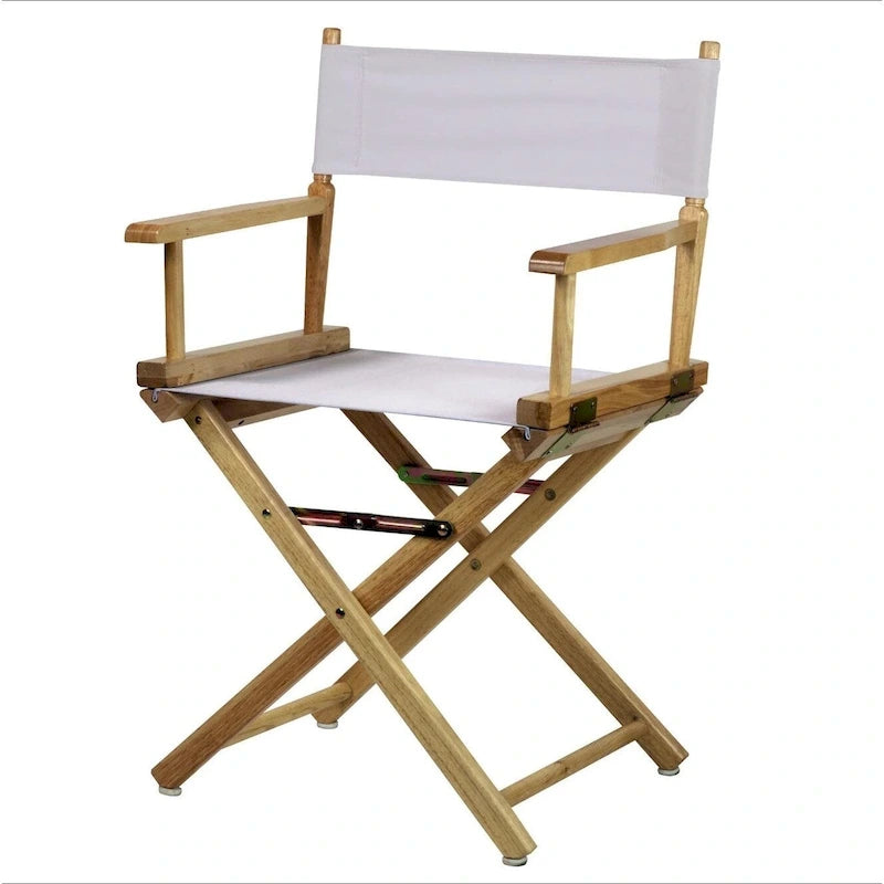Folding Director's Chair - Canvas Seat - 18" - Multiple Colors