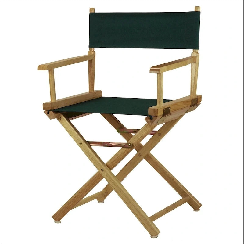 Folding Director's Chair - Canvas Seat - 18" - Multiple Colors