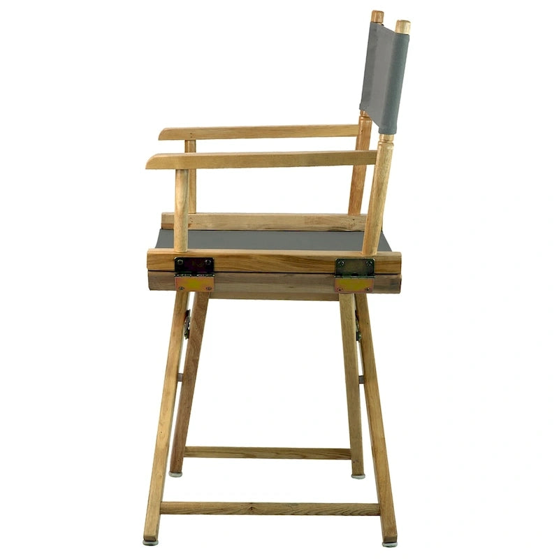 Folding Director's Chair - Canvas Seat - 18" - Multiple Colors