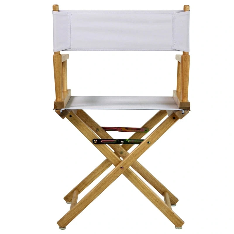 Folding Director's Chair - Canvas Seat - 18" - Multiple Colors