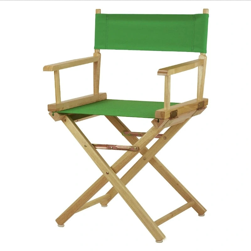 Folding Director's Chair - Canvas Seat - 18" - Multiple Colors
