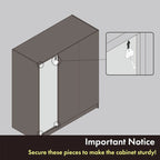 Shoe Cabinet Espresso 20-Pair Storage with Adjustable Shelves