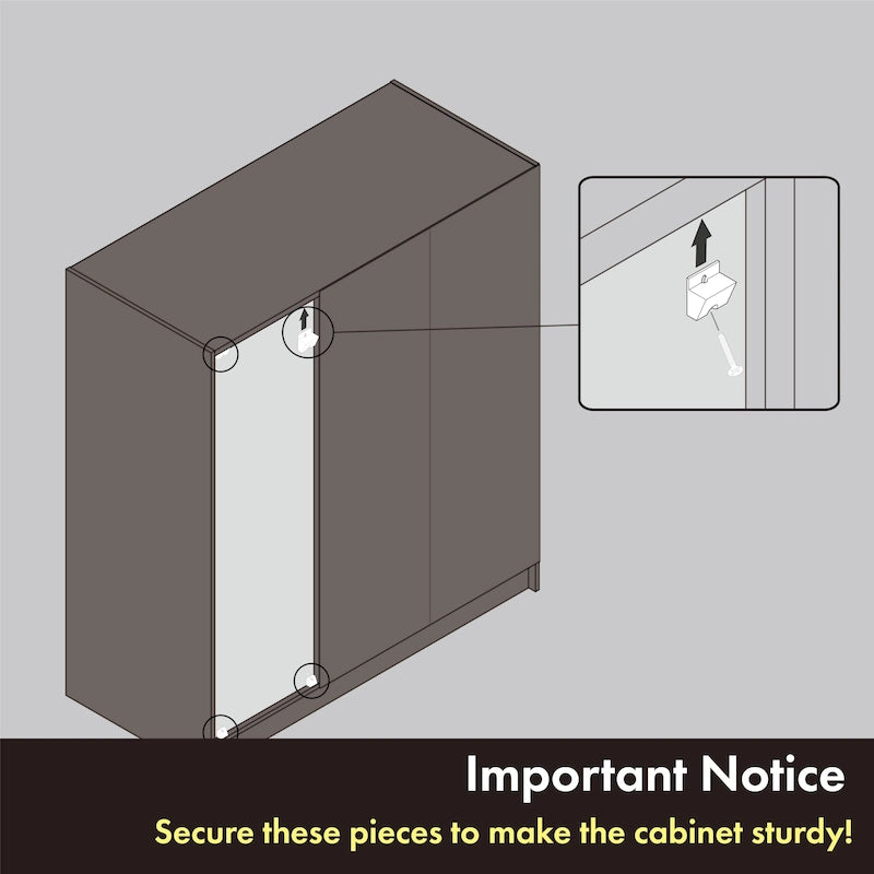 Shoe Cabinet Espresso 20-Pair Storage with Adjustable Shelves