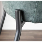 Counter Stools Set of 2 Camel/Espresso/Green/Grey Industrial Low-Back