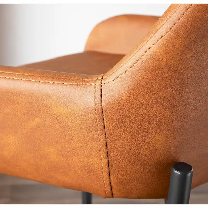 Counter Stools Set of 2 Camel/Espresso/Green/Grey Industrial Low-Back