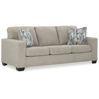 Parchment Polyester  Sleeper - Queen - 85"W