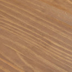 Dining Chair, Walnut Finish Pine Wood with Contoured Seat