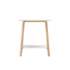 Mid-Century Modern Side Table - Wood - Angled Legs