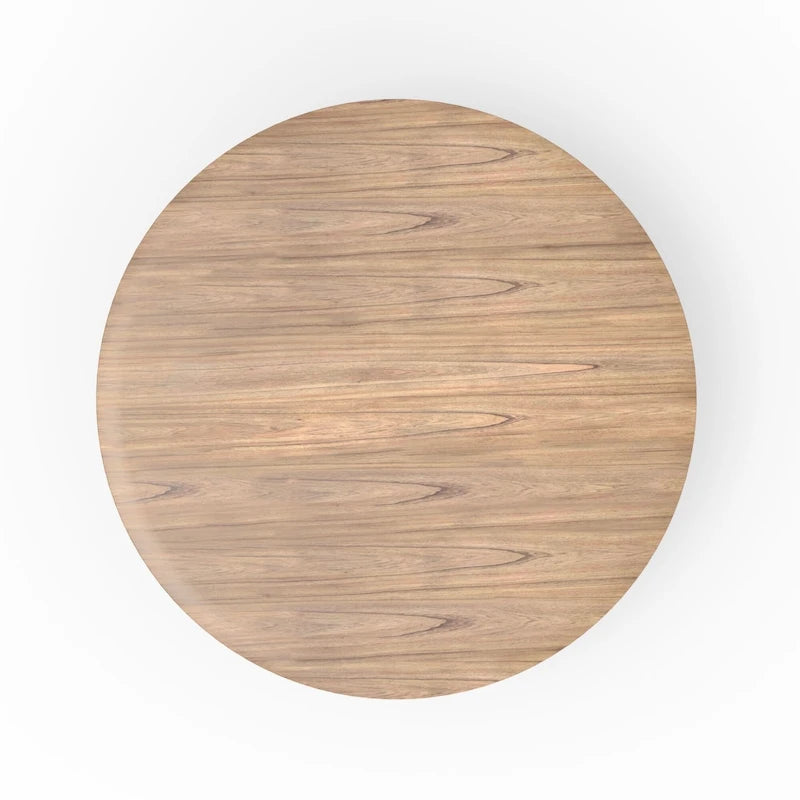 Natural Wood Round Dining Table - 59" - Seats 4-6
