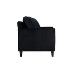 Button Tufted Microfiber Sofa - Compact - 2-3 Seat