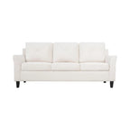 Button Tufted Microfiber Sofa - Compact - 2-3 Seat