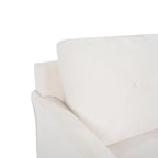 Button Tufted Microfiber Sofa - Compact - 2-3 Seat