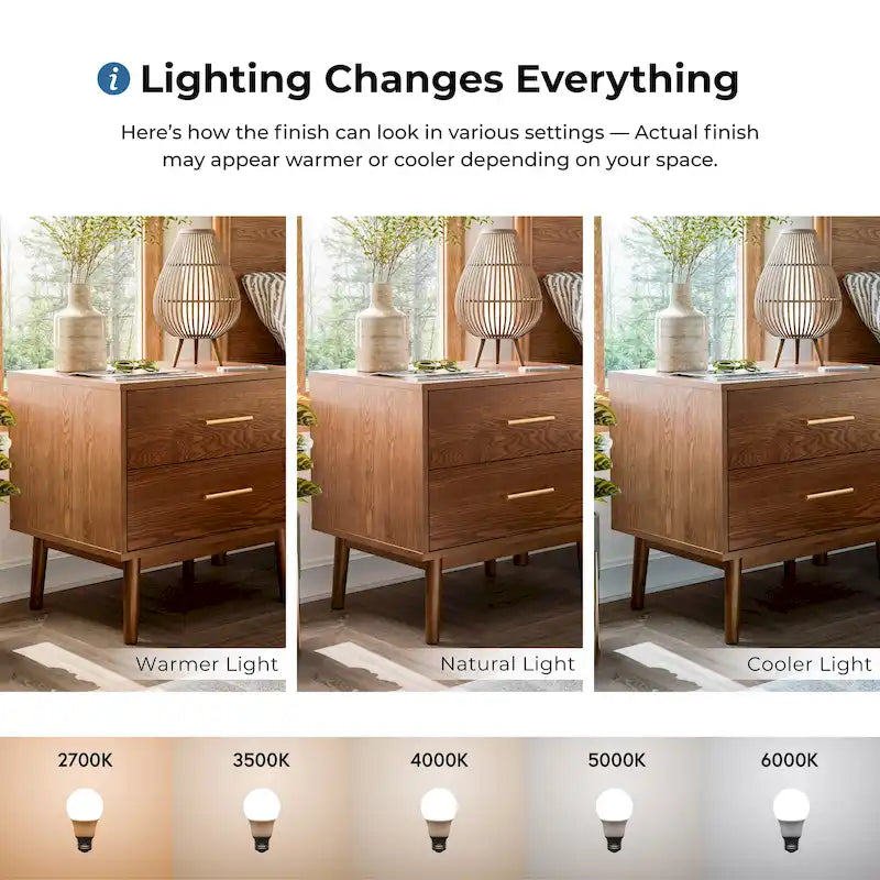 Midcentury Walnut 2-Drawer Nightstand - Wood Bedside Table