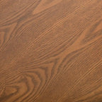 Midcentury Walnut 2-Drawer Nightstand - Wood Bedside Table