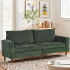 Light Gray Chenille Loveseat for 2-3 People, 82.68W x 31.5D x 33H Inches, 88 lbs