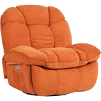 Power Recliner Chair - Massage & Heat - Swivel - Single Seat