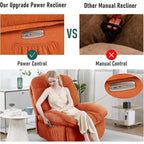 Power Recliner Chair - Massage & Heat - Swivel - Single Seat