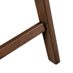 Boucle Dining Chairs Set of 2 Beige Walnut Mid-Century Modern