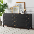 6-Drawer Chest - Veneer Finish - Storage Dresser