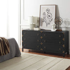 6-Drawer Chest - Veneer Finish - Storage Dresser